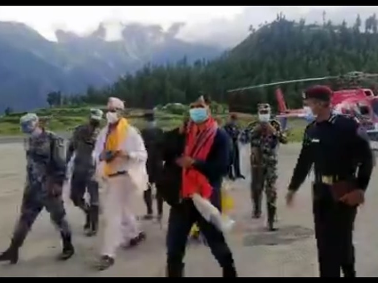 मुख्यमन्त्री र नेता जीवन शाही अचानक हुम्लामा 
